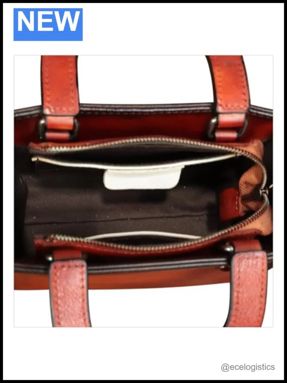 Genuine Leather Small Crossbody Satchel Purse with Strap for Women